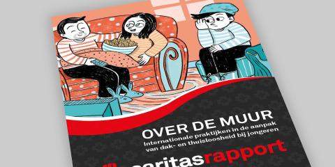 Oude poster Caritas