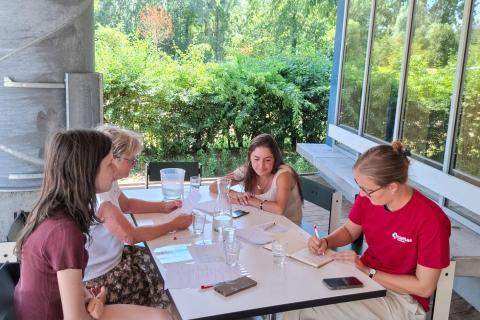 Feedbackmoment vrijwilligers doortrekkersterrein Gent